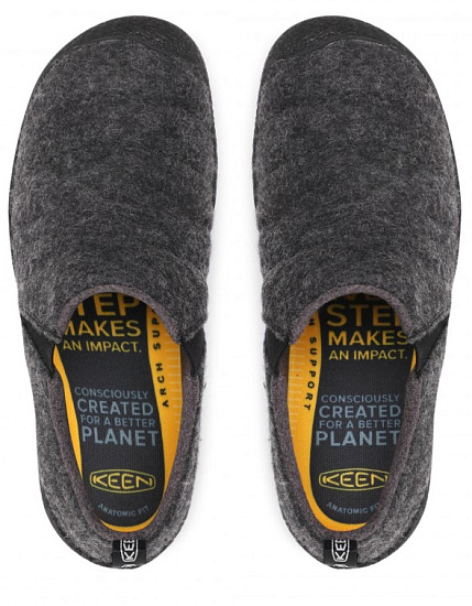 Ботинки мужские Keen Howser II CharcoalGreyFelt/Black - Фото 6 большая