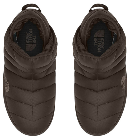 Тапки женские The North Face Thermoball Traction Bootie Dark Chestnut/Dark Chestnut - Фото 3 большая