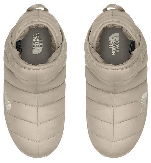 Тапки женские The North Face Thermoball Traction Bootie Timeless Taupe/Calacatta - Фото 3 большая