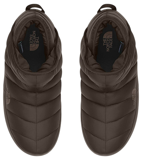 Тапки мужские The North Face Thermoball Traction Bootie Dark Chestnut/Tnf Black - Фото 3 большая