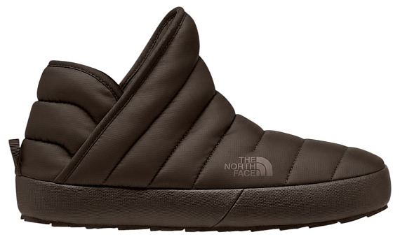 Тапки мужские The North Face Thermoball Traction Bootie Dark Chestnut/Tnf Black - Фото 1 большая