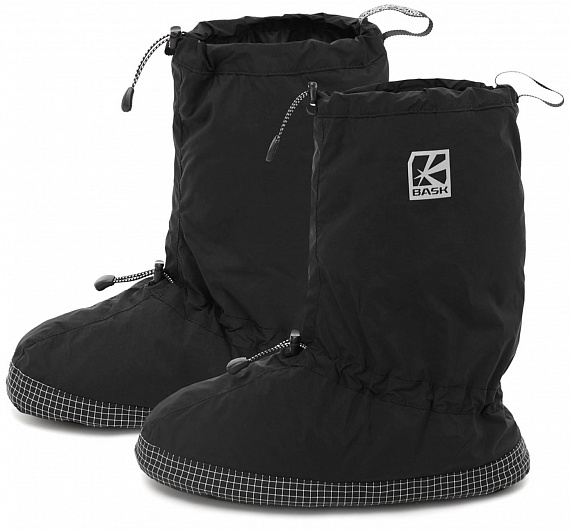 Пуховые тапки Bask Down Socks V3 Чёрный - Фото 1 большая