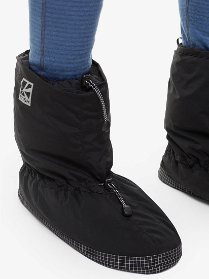 Пуховые тапки Bask Down Socks V3 Чёрный - Фото 4 большая