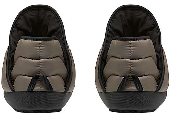 Тапки мужские The North Face Thermoball Traction Bootie Mocha Brown/TNF Black - Фото 3 большая