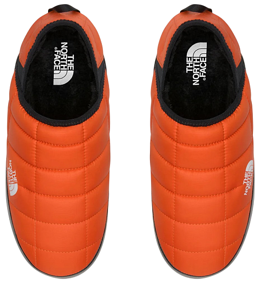 Тапки мужские The North Face Thermoball Traction Mule V Solar Flare/TNF Black - Фото 2 большая