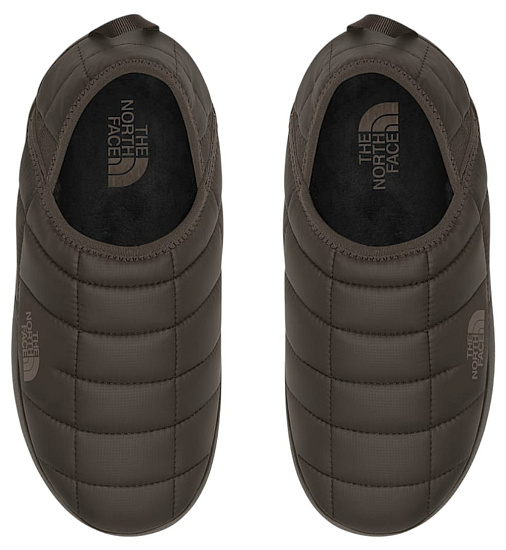 Тапки женские The North Face Thermoball Traction Mule V Dark Chestnut/Dark Chestnut - Фото 3 большая