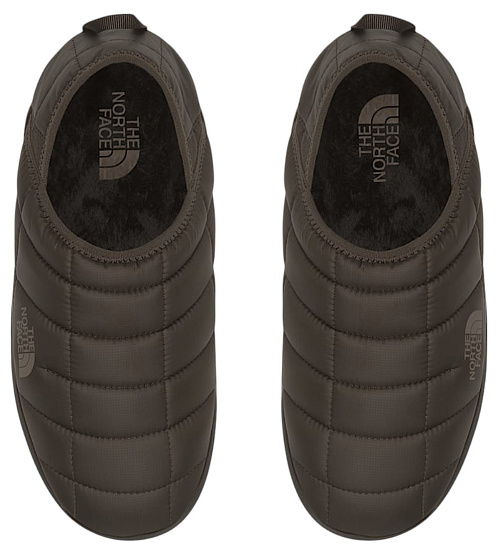 Тапки мужские The North Face Thermoball Traction Mule V Dark Chestnut/Tnf Black - Фото 3 большая