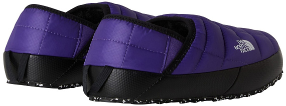 Тапки женские The North Face Thermoball Traction Mule V Peak Purple/TNF Black - Фото 5 большая
