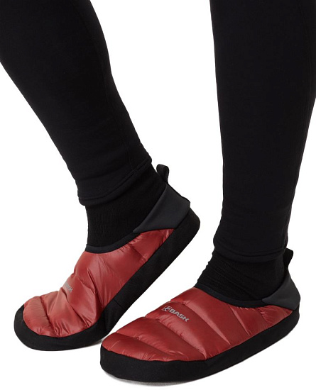 Пуховые тапки Bask D-Tube Slippers Красный - Фото 4 большая