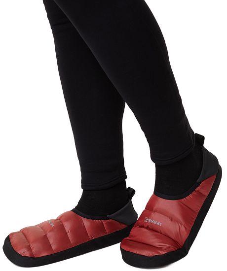 Пуховые тапки Bask D-Tube Slippers Красный - Фото 5 большая