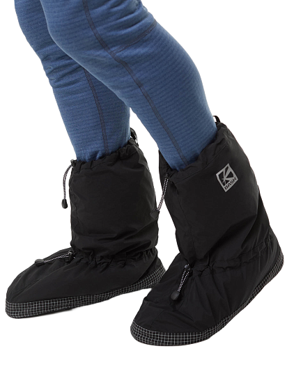 Пуховые тапки Bask Tundra Socks V3 Чёрный - Фото 3 большая