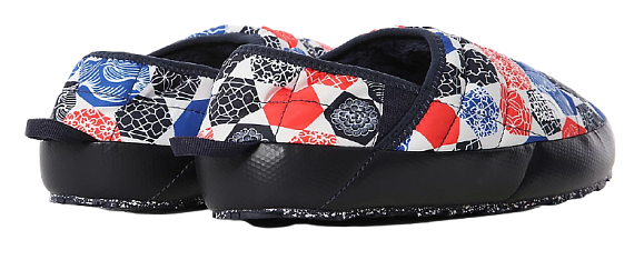Тапки мужские The North Face Thermoball Traction Mule V TNF Blue Ic Geo Print/TNF Blue - Фото 3 большая