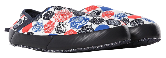 Тапки мужские The North Face Thermoball Traction Mule V TNF Blue Ic Geo Print/TNF Blue - Фото 6 большая