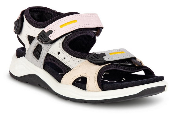 Сандалии детские Ecco X-Trinsic White/Black/Pink - Фото 1 большая