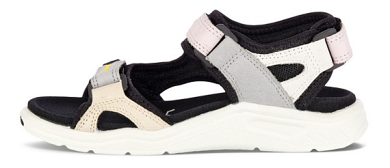 Сандалии детские Ecco X-Trinsic White/Black/Pink - Фото 3 большая
