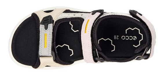 Сандалии детские Ecco X-Trinsic White/Black/Pink - Фото 6 большая
