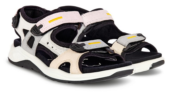 Сандалии детские Ecco X-Trinsic White/Black/Pink - Фото 8 большая