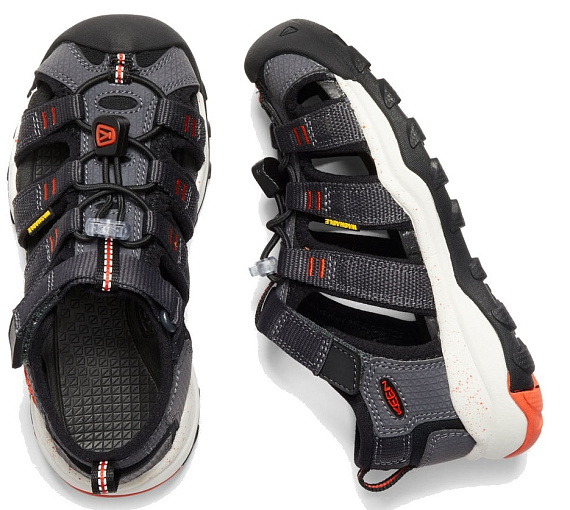 Сандалии детские Keen Newport Neo H2 Magnet/Spicy Orange - Фото 3 большая
