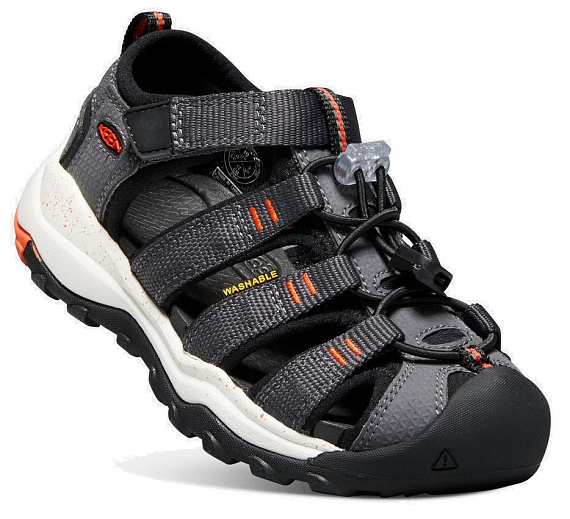 Сандалии детские Keen Newport Neo H2 Magnet/Spicy Orange - Фото 5 большая