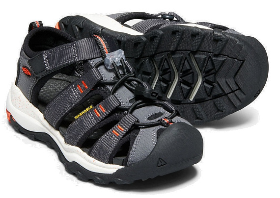 Сандалии детские Keen Newport Neo H2 Magnet/Spicy Orange - Фото 6 большая