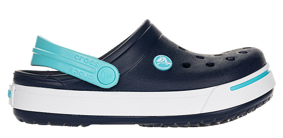Сандалии детские Crocs Crocband II Kids Navy/Ice Blue - Фото 1 большая