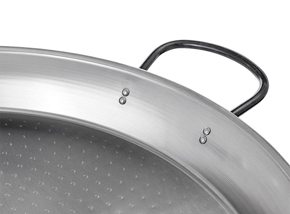 Сковорода Vaello La Valenciana Polished Steel Paella Pan 34см - Фото 4 большая