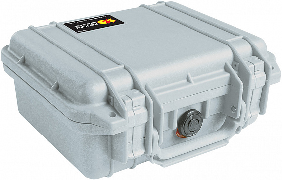 Кейс Peli 1200 Protector Case с поропластом Silver - Фото 1 большая