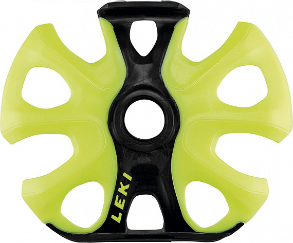 Кольца для палок Leki Big Mountain Binding Neon Yellow/Black - Фото 1 большая