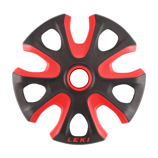 Кольца для г/л палок Leki Big Mountain Basket 95 mm Red - Фото 1 большая