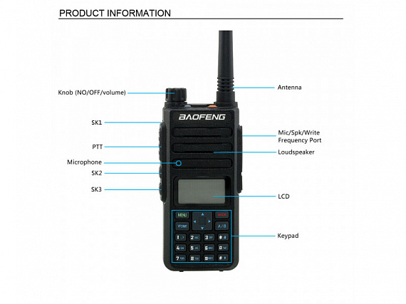 Радиостанция Baofeng DR-1801UV Tier II - Фото 9 большая