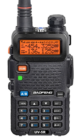 Портативная радиостанция Baofeng UV-5R 1800 мАч - Фото 1 большая