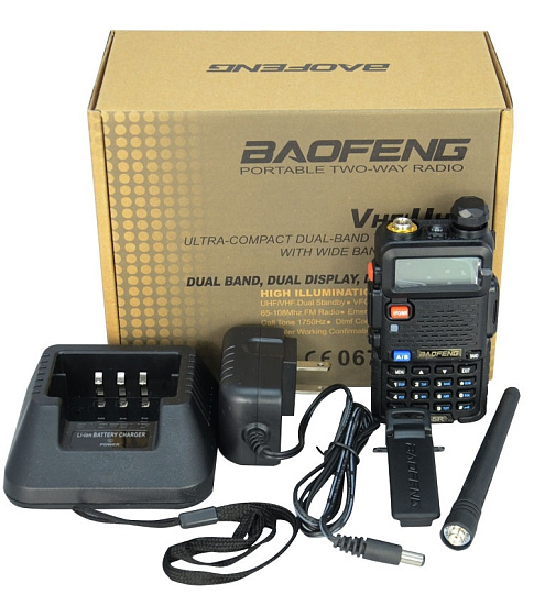 Портативная радиостанция Baofeng UV-5R 1800 мАч - Фото 6 большая