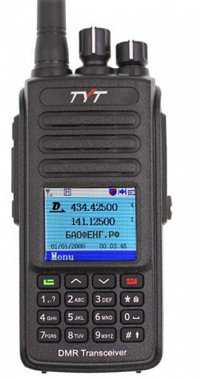 Портативная радиостанция TYT MD-UV390 10W AES 256 Type-C - Фото 1 большая