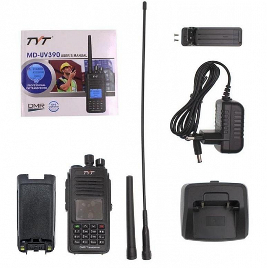 Портативная радиостанция TYT MD-UV390 10W AES 256 Type-C - Фото 7 большая