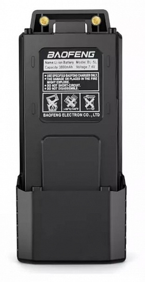 Аккумулятор Baofeng UV-5R 3800мАч Type-C - Фото 1 большая
