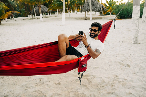 Гамак ENO DoubleNest Ruby/Red - Фото 8 большая