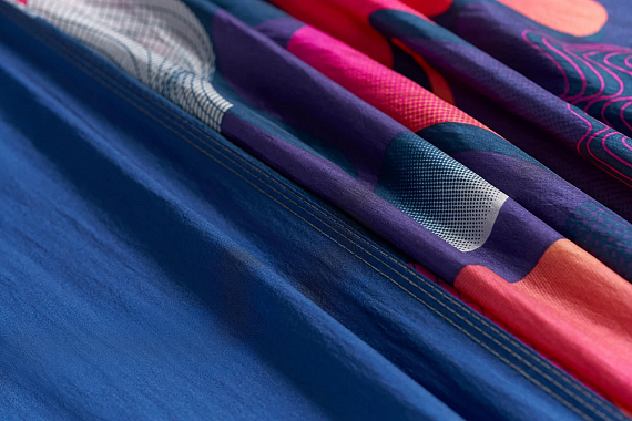 Гамак ENO DoubleNest Print Synthwave/Sapphire - Фото 4 большая