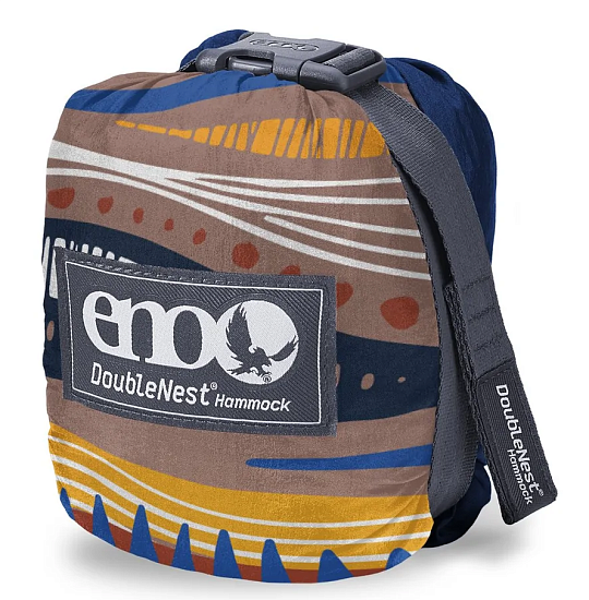 Гамак ENO DoubleNest Print Tundra/Navy - Фото 2 большая