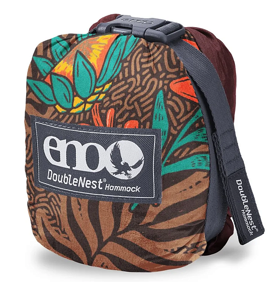 Гамак ENO DoubleNest Print Tropic/Merlot - Фото 2 большая