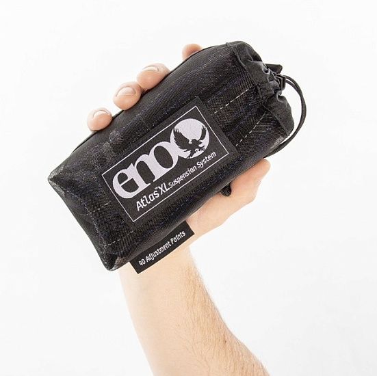 Стропы для гамака ENO Atlas XL Black/Royal - Фото 4 большая