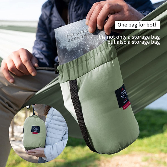 Гамак Naturehike Ultralight Swing Green - Фото 5 большая