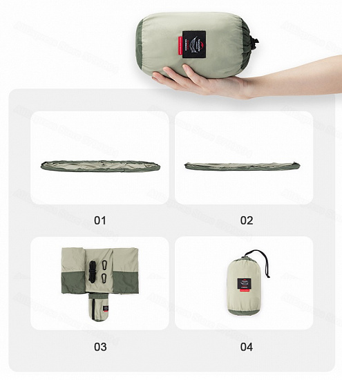 Гамак Naturehike Ultralight Swing Grey - Фото 10 большая