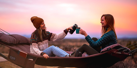 Гамак ENO SuperNest Heather Olive - Фото 3 большая