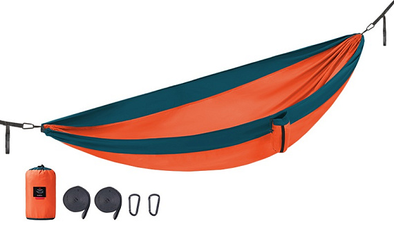 Гамак Naturehike Ultralight Swing Hammock Double Orange Upgrade - Фото 3 большая