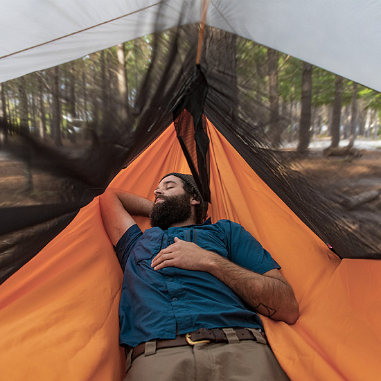 Гамак Naturehike Venus With Tent Grey/Orange - Фото 10 большая