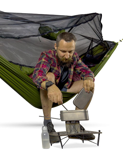 Гамак ЧиллСкилл Повеса Олива - Фото 5 большая