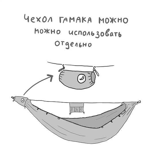 Гамак ЧиллСкилл Повеса Черника - Фото 7 большая