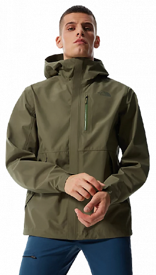 Куртка мужская The North Face Dryzzle FutureLight Burnt Olive Green - Фото 3 большая