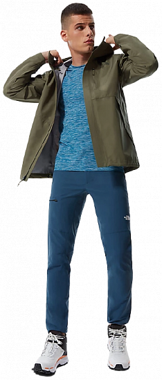 Куртка мужская The North Face Dryzzle FutureLight Burnt Olive Green - Фото 5 большая