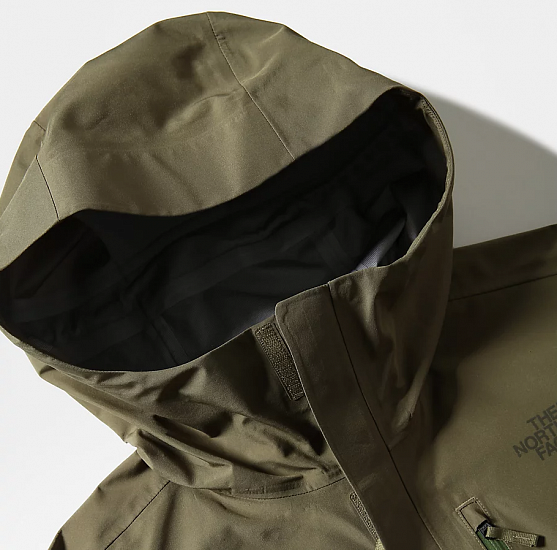 Куртка мужская The North Face Dryzzle FutureLight Burnt Olive Green - Фото 6 большая